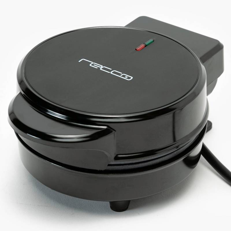 RECCO - Mini waffle maker negro RCE-WAFFLE100N