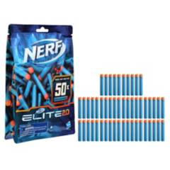 NERF - Nerf Elite 2.0 - Set de 50 dardos de repuesto