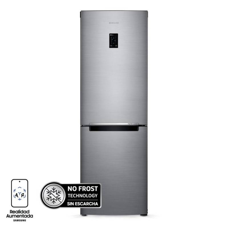 SAMSUNG - Refrigerador gris 311 litros Bottom Mount RB31K3210S9/ZS