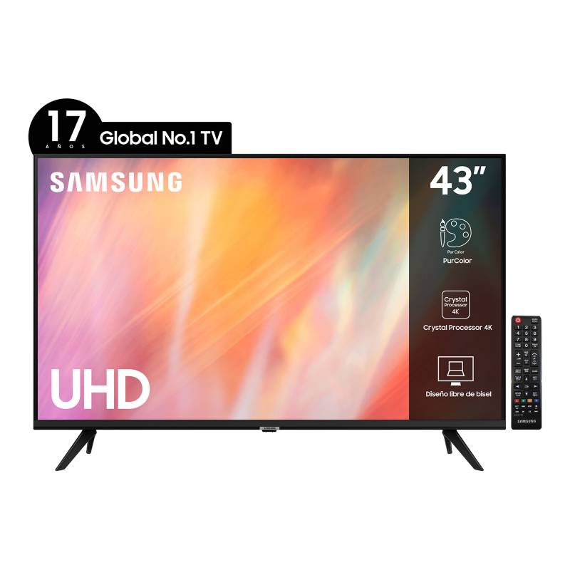 SAMSUNG - LED 43" Ultra HD 4K Smart TV AU7090 2022
