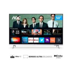 AOC - LED 50" 4K Ultra HD Smart TV 50U6305