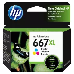 HP - Tinta Tri Color Ink Advantage 667XL