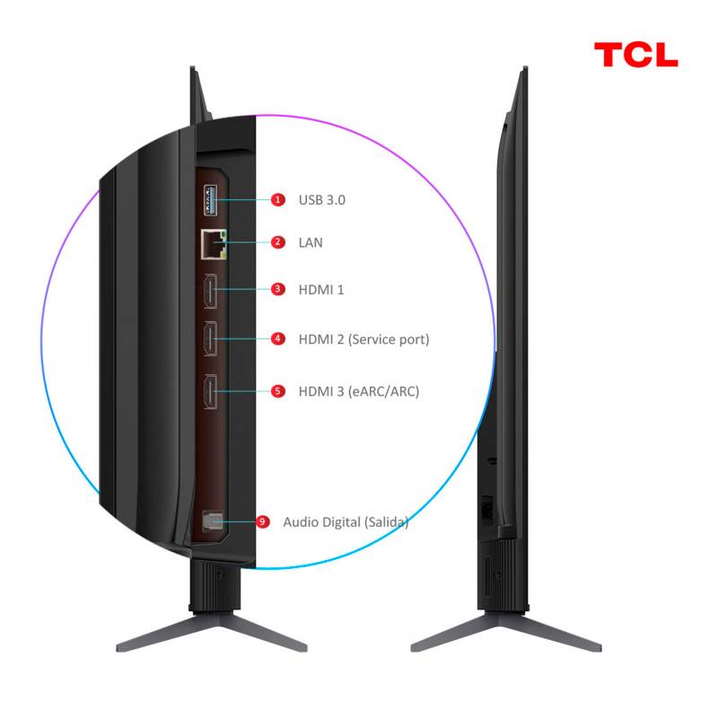 TCL Pantalla 65 QLED 4K UHD Smart TV