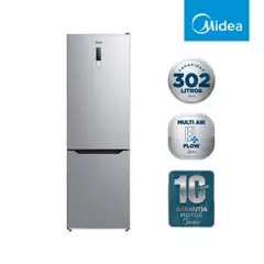 MIDEA - Refrigerador Bottom Freezer No Frost 302 Litros MDRB424F