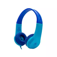 MOTOROLA - Audifono On Ear JR 200 C/Cable Mic Azul