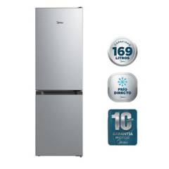 MIDEA - Refrigerador Bottom Freezer Frío Directo 169 Litros MDRB241FGE50