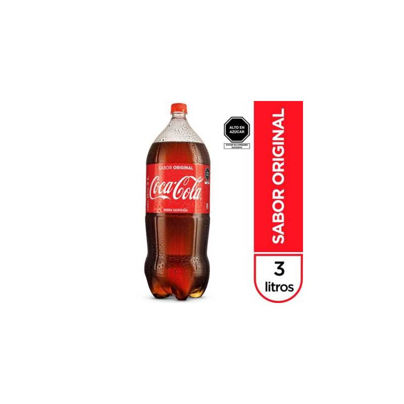 COCA COLA - Gaseosa Coca Cola 3 L