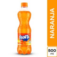 FANTA - Gaseosa Fanta sabor Naranja 500 mL