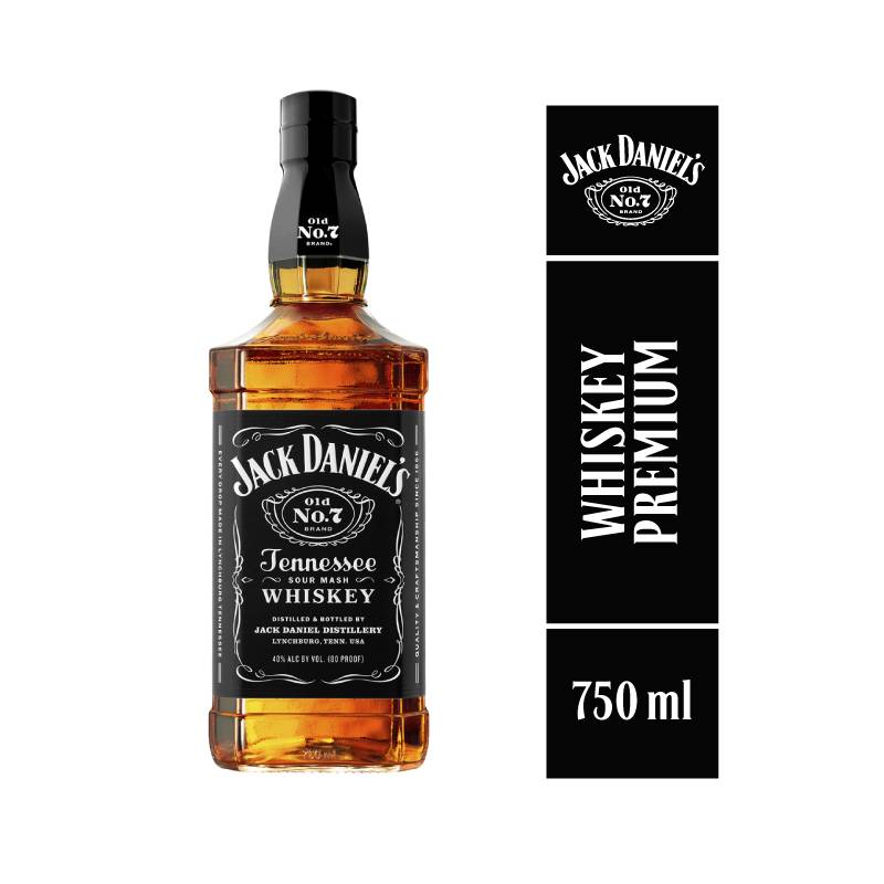 JACK DANIELS - Whisky Jack Daniels 40° 750 mL