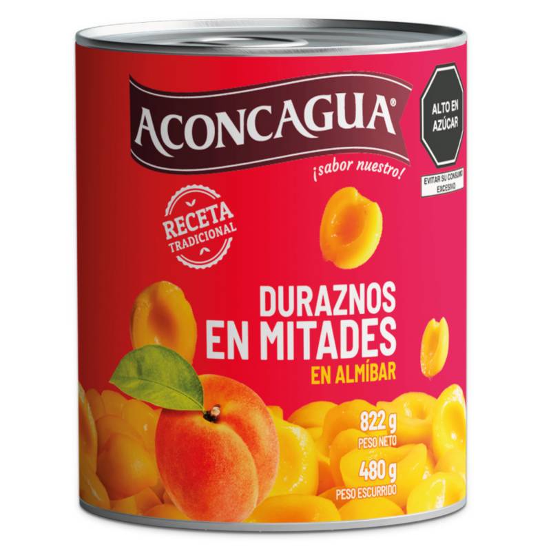 ACONCAGUA - Duraznos en Almíbar Aconcagua 820 g