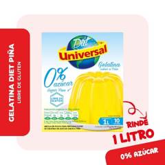 UNIVERSAL - Gelatina sin Azúcar Universal Sabor Piña 19 g