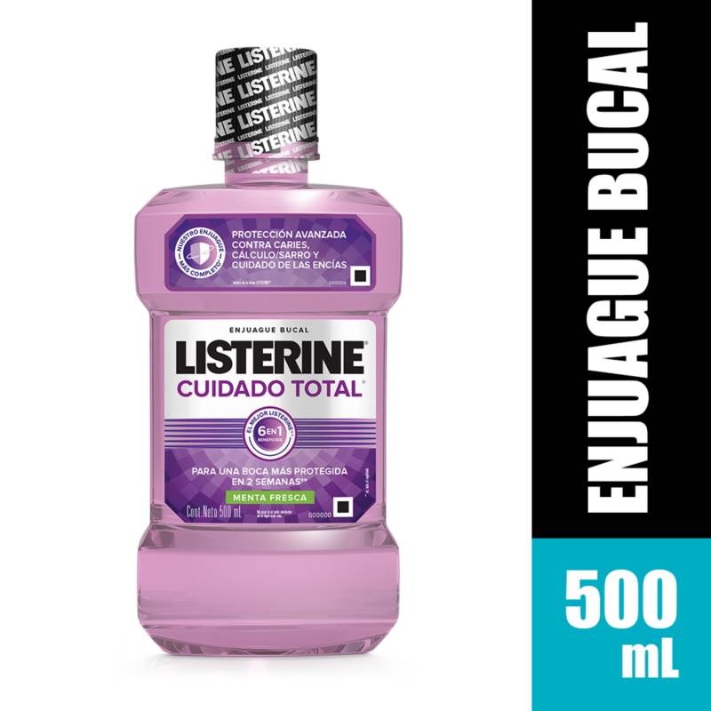 LISTERINE - Listerine Cuidado Total 12 x 500 mL