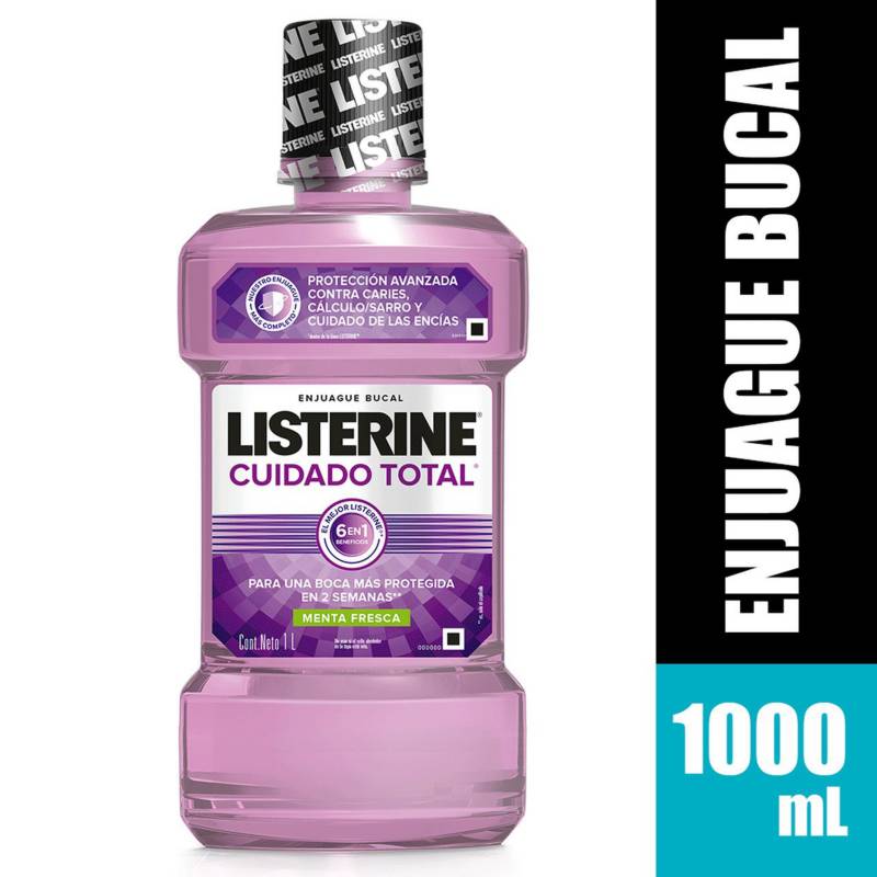 LISTERINE - Listerine Cuidado Total 6 x 1 L