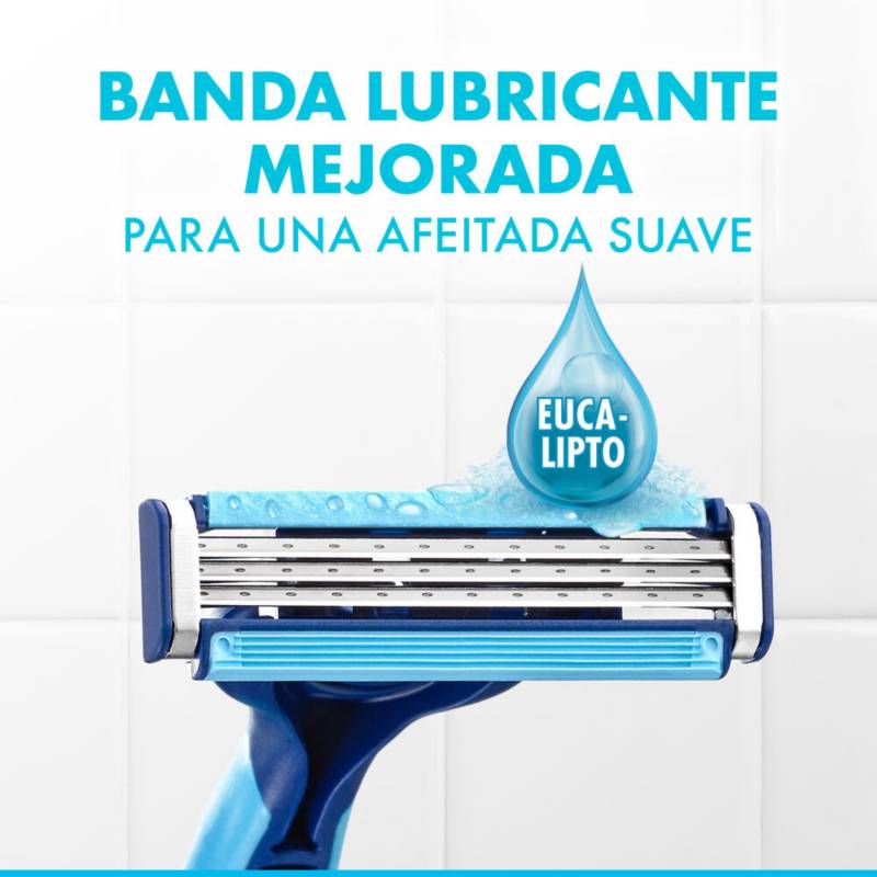 MAQUINA DE AFEITAR GILLETTE PRESTOBARBA ULTRAGRIP 3 HOJAS