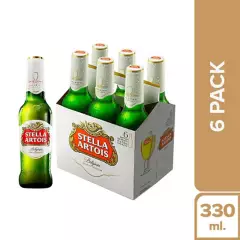 STELLA ARTOIS - Stella Artois Bot X 330 mL Six Pack