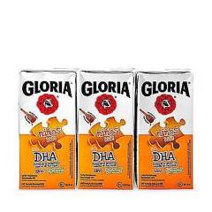 GLORIA - Leche Gloria para Niños DHA UHT Pack 3 Unidades 1 L