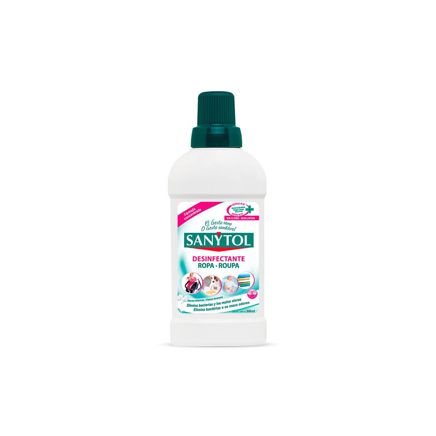 Sanytol Spray desinfectante y elimina Olores, 500 ml