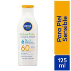 Bloqueador Sun Kids Piel Sensible Fps 60 Nivea 125 mL