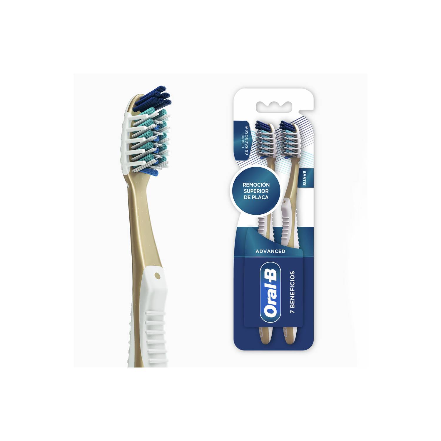 Comprar Cepillos Dentales Pro Doble Acción Mayor Alcance 3 Unidades