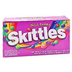 SKITTLES - Caramelos Masticables Skittles Wildberry 36 Unidades