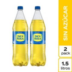INCA KOLA - Inca Kola Zero Sin Azúcar Pack 2 Unidades 1.5 L