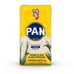 Harina de Maíz Blanco Precocido Pan 1 kg