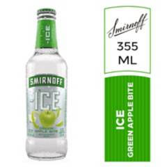 SMIRNOFF - SMIRNOFF ICE GREEN APPLE BITE 355ML BOTELLA