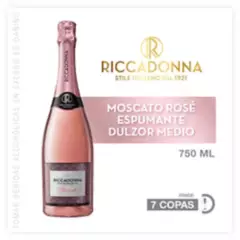 RICCADONNA - Espumante Moscato Rosé Riccadonna 750 mL