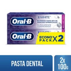 Oral-B 3D White Brilliant Fresh Pasta Dental 75 mL / 100 g (2 unidades)