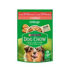 DOG CHOW - Comida húmeda para perros Dog Chow adultos sabor pollo 100 g