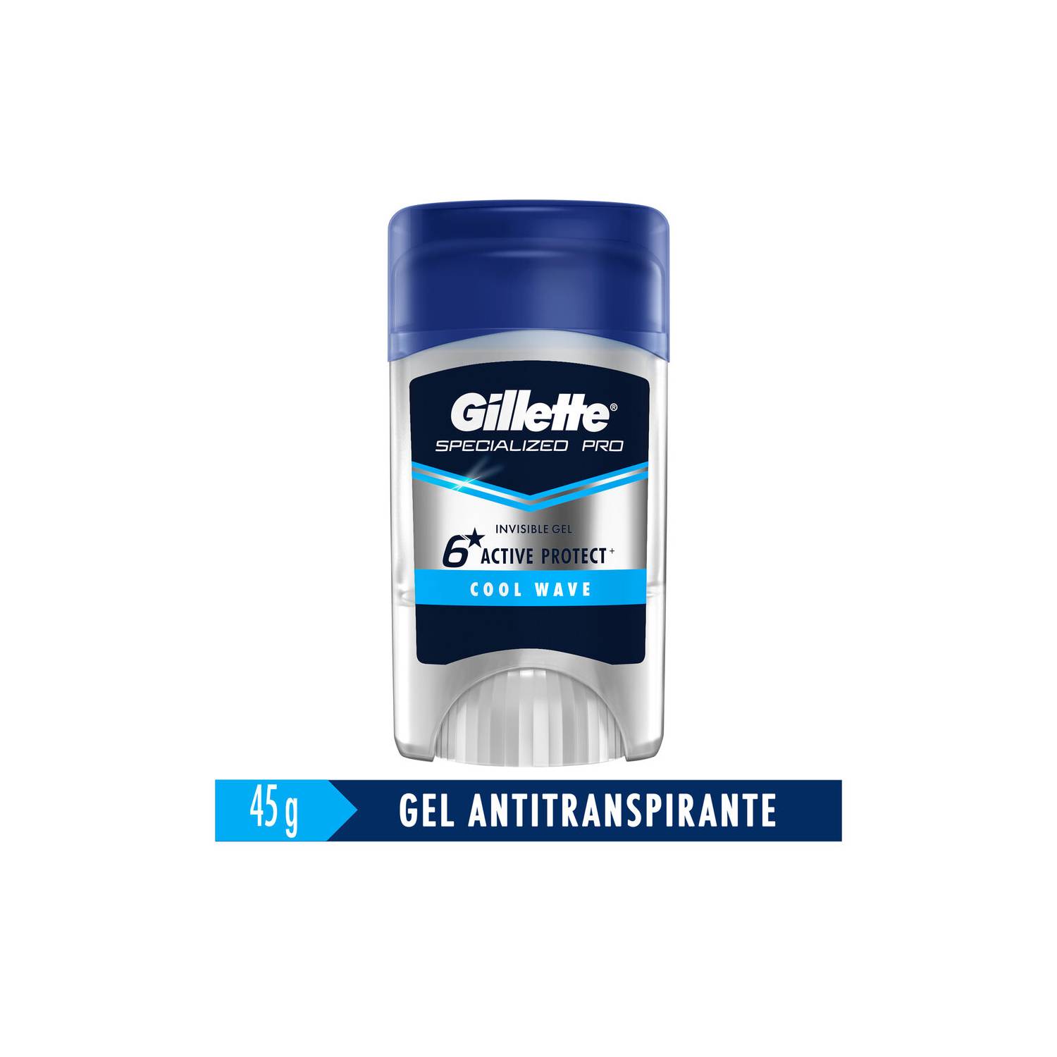 Desodorante Antitranspirante en Gel Gillette Specialized Pro Cool Wave 45 g