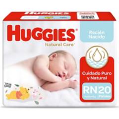 HUGGIES - Pañales Recién Nacido Natural Care Huggies 20 Unidades