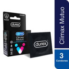 DUREX - Condones Durex Climax Mutuo de 3 unidades