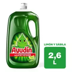 AYUDIN - Lavavajilla Líquido Limón Ayudín