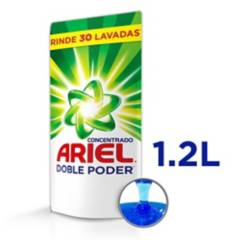ARIEL - Detergente líquido Ariel doble poder de 1.2 L