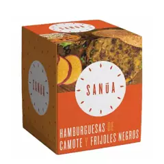 SANUA - Hamburguesas de Frijoles Negros y Camote Sanua 600 g