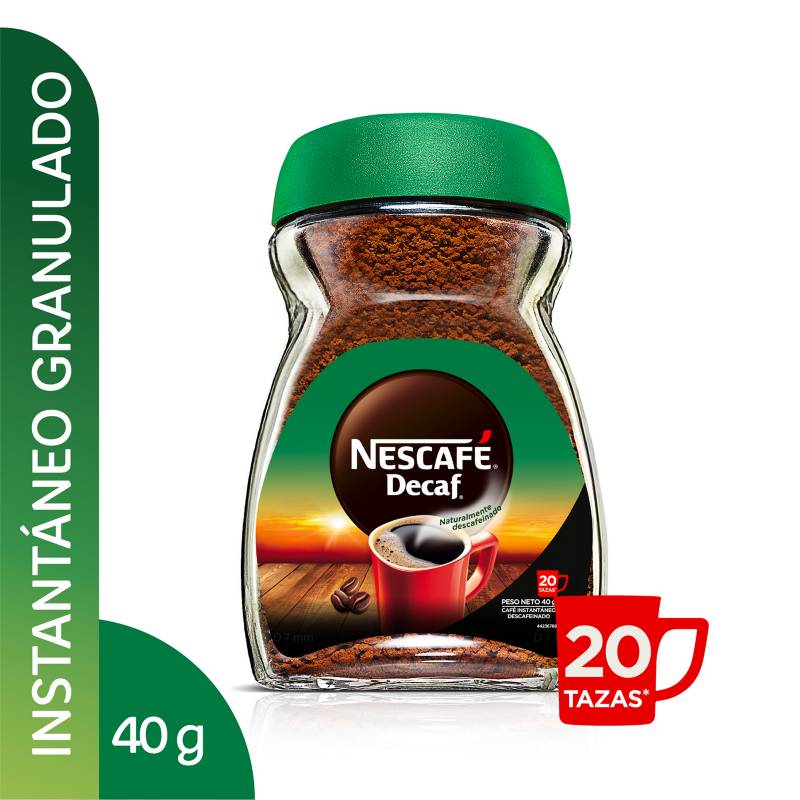 Café Descafeinado Instantáneo Nescafé Original 40 G Tottus Perú 9636