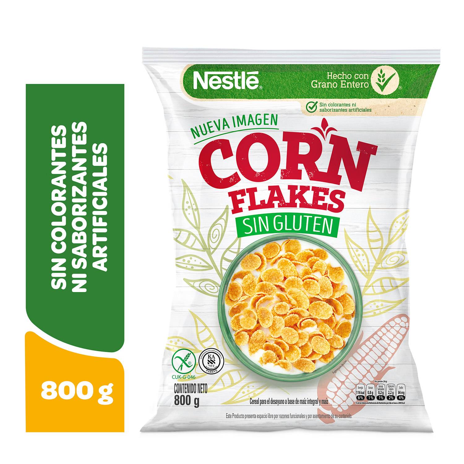 Cereal Corn Flakes sin gluten de 800 g