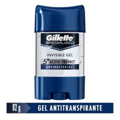 Gel Invisible Antitranspirante Gillette Specialized Antibacterial 82 g