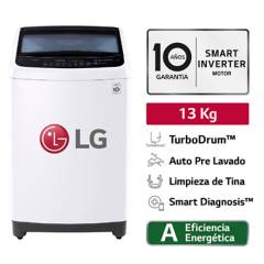 LG - Lavadora TS1365NTP 13Kg Smart Motion Carga Superior Blanca LG
