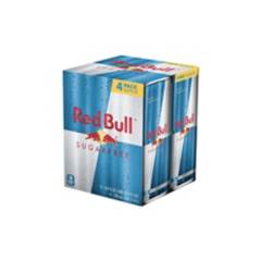 RED BULL - Four Pack de Bebida Energizante Sin Azúcar de 250 mL