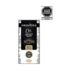 ORQUIDEA - Chocolate amargo de cacao sin azúcar de 90 g