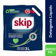 SKIP - Detergente Skip Líquido Bio Enzimas Doypack 3L