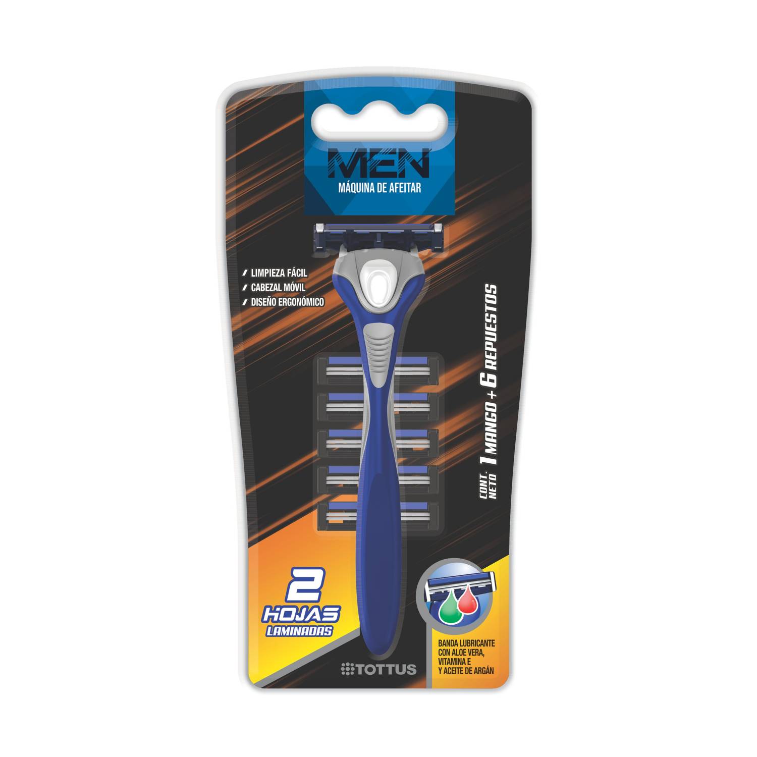 Gillette Fusion5 Maquinilla Afeitar Hombre 1 Mango + 2 Recambios