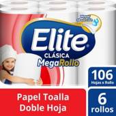 Papel Higienico Elite Clasico Doble Hoja Bolsax 40 unidades