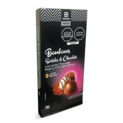 Bombones de chocolate negro y chocolate blanco Tottus 100 g