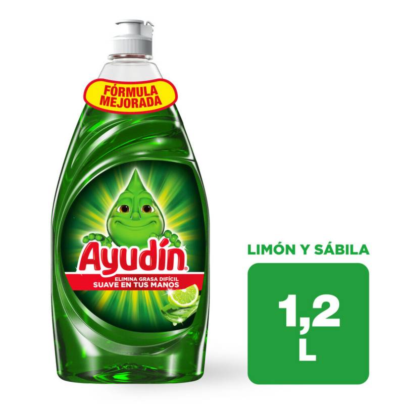 AYUDIN - Ayudín Limón Lavavajillas Líquido 1.2 L