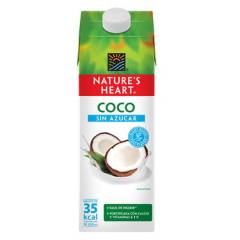 NATURES HEART - Bebida de Coco sin Azúcar Terrafertil 946 mL