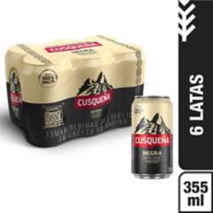 CUSQUEÑA - Six Pack de Cerveza Cusqueña Negra de 355 mL