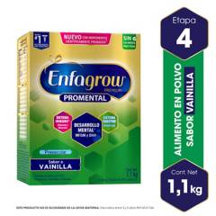 ENFAGROW - Alimento lácteo Enfagrow Premium Promental Preescolar Etapa 4 sabor vainilla 1.1 Kg